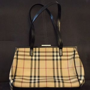 Authentic Vintage Burberry Plaid Purse